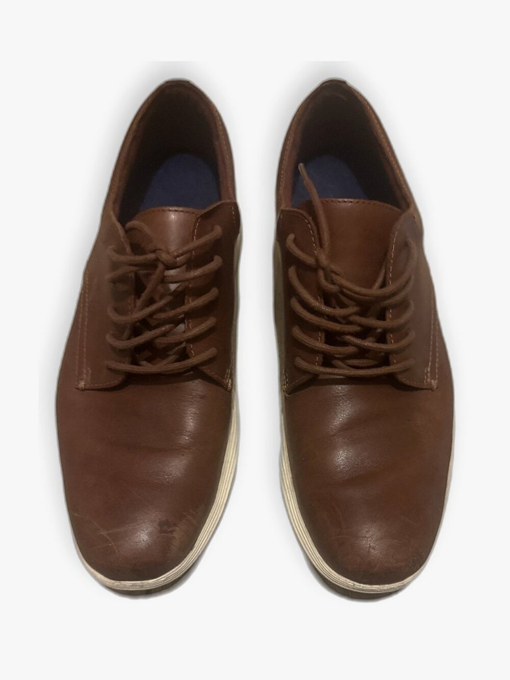Cole Haan Grand.ØS Cognac Hybrid Oxfords Men's 10.5 M
